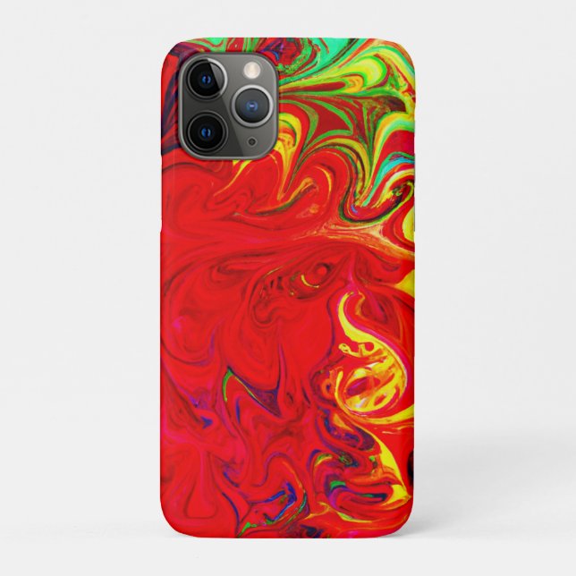 Energetic Color Burst Pattern Case-Mate iPhone Case (Back)