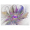 Energetic, Colorful Abstract Fractal Art Flower