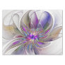 Energetic, Colorful Abstract Fractal Art Flower Tissue Paper
