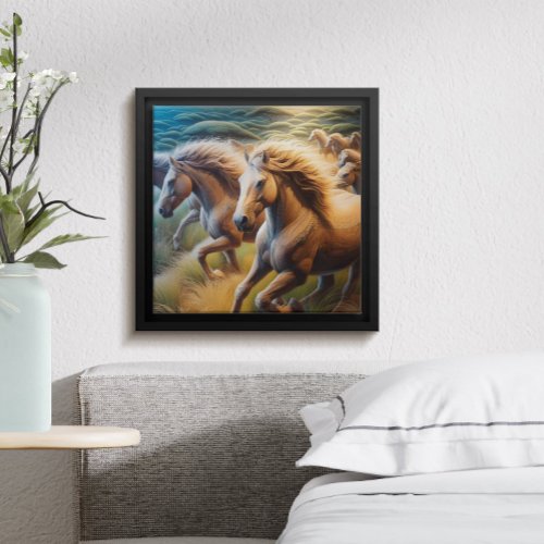 Energetic Equines A Galloping Grace Poster