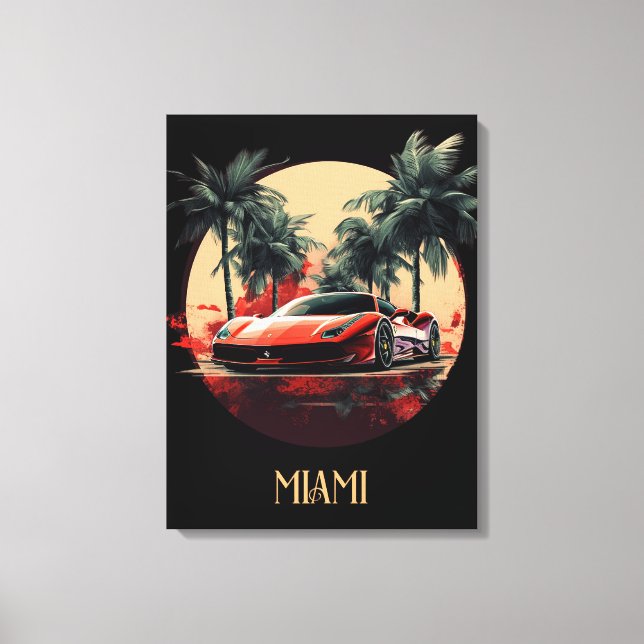 Energetic Flow . Vibrant Creative Art Canvas Print (Front)