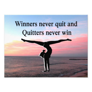 ENERGETIC GYMNAST PHOTO PRINT