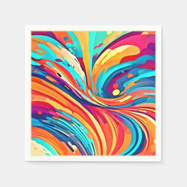 Energetic Harmony in Form  Napkins (Front)