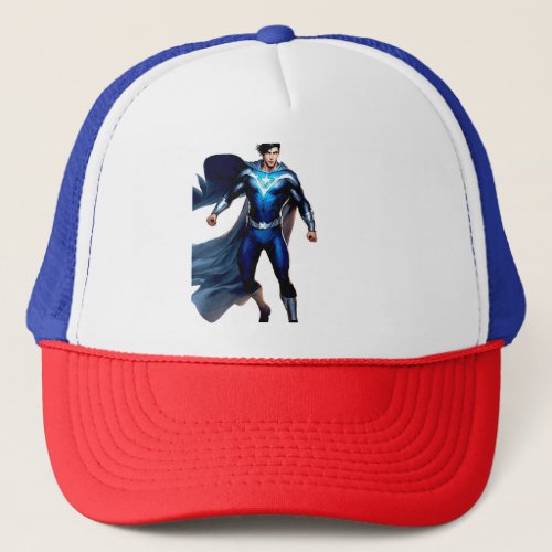 Energetic Hero Trucker Hat Superhero Edition Trucker Hat