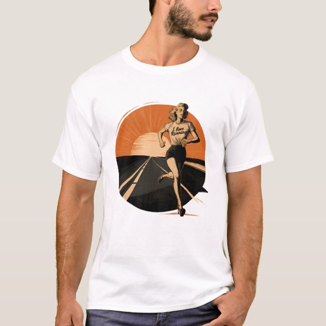 Energetic Love: Running T-Shirt (Front)