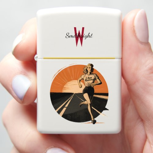 Energetic Love Running Zippo Lighter