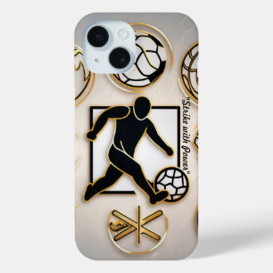 "Energetic Sports Vibes" iPhone 15 Case