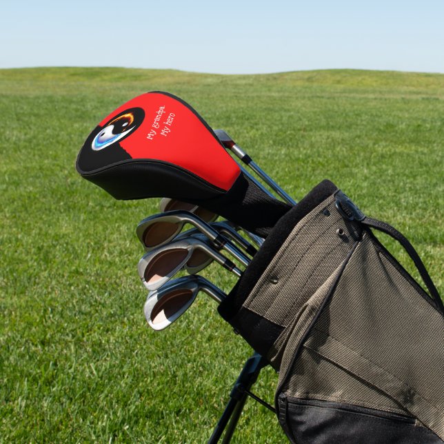 Energetic Yin Yang Symbol Golf Head Cover (In Situ)
