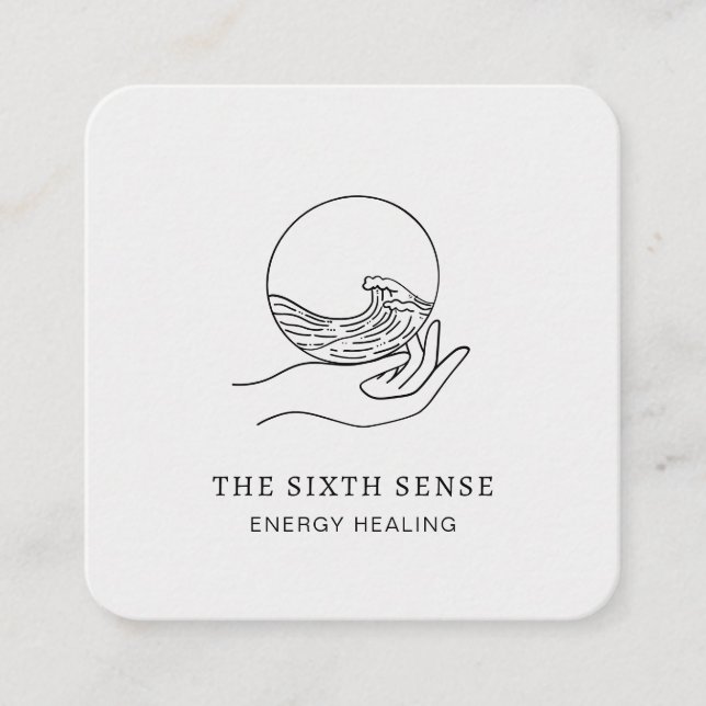 Energie Heiler Reiki Spiritual Business Card (Front)