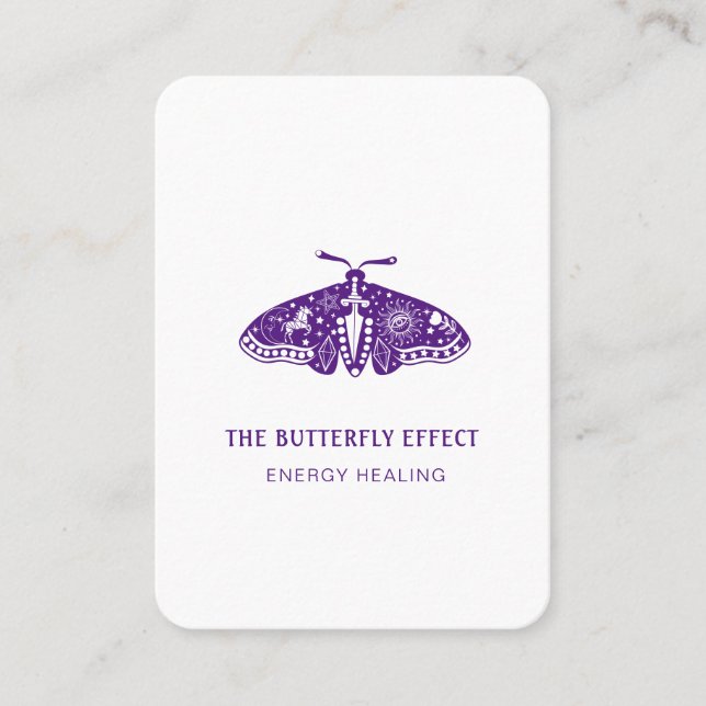 Energie Heiler Reiki Spiritual   Business Card (Front)