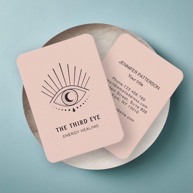 Energie Heiler Reiki Spiritual Business Card (Creator Uploaded)