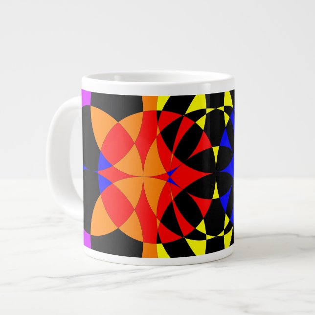 Energize by Kenneth Yoncich Large Coffee Mug (Front Left)