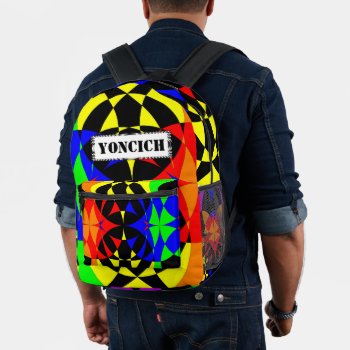 Energize By Kenneth Yoncich Printed Backpack by KennethYoncich at Zazzle