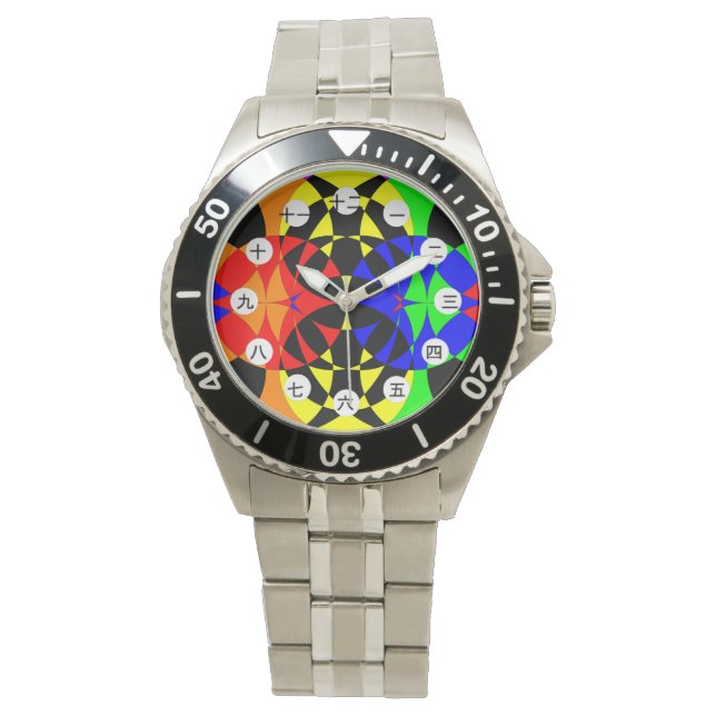 Energize (Japanese Face) by Kenneth Yoncich Watch (Front)