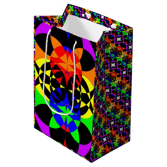 Energize [M] by Kenneth Yoncich Medium Gift Bag (Front Angled)