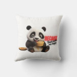 &quot;Energize Your Chuckles: Kung Fu Panda&#39;s Style Throw Pillow