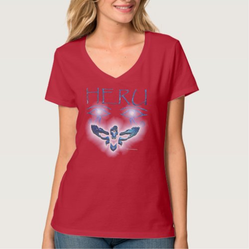 Energized Heru Ladies Nano V_neck T_Shirt