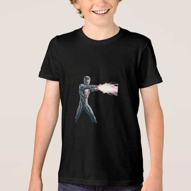 Energy Absorption Superhero Tri-Blend Shirt (Front)