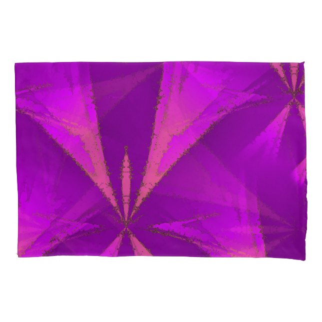 Energy Abstract Art Stars Pillowcase (Front)