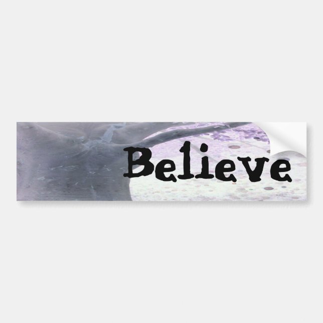 Energy and Life Bumper Sticker, Believe Bumper Sticker (Front)