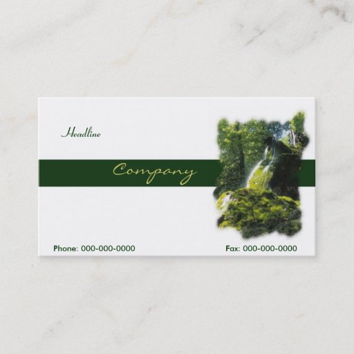 Customizable Energy Business Card