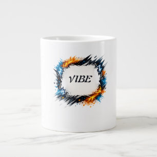 Energy Circle – Customizable Text Design Giant Coffee Mug