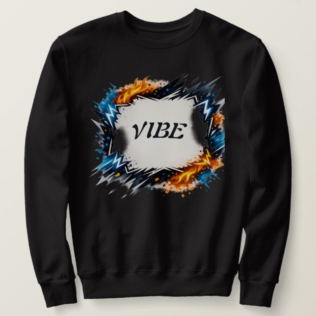 Energy Circle – Customizable Text Design Sweatshirt (Design Front)