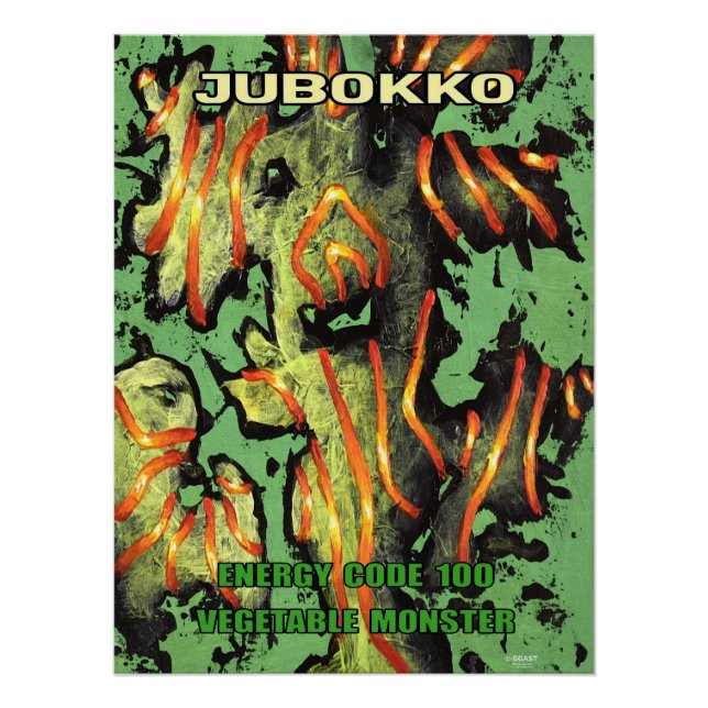 Energy Code 100 – Monster Vegetable "Jubokko"  Poster (Front)