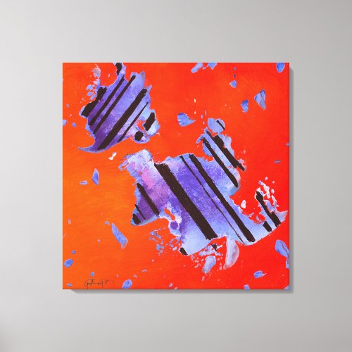 Energy Code 1CO24, ( stretched canvas print )