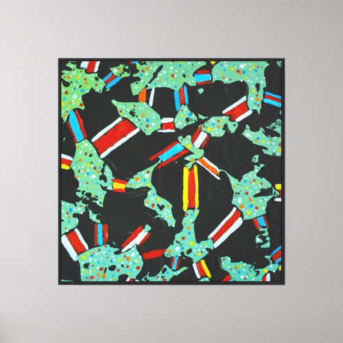 Energy Code 1GS25 - Canvas Print