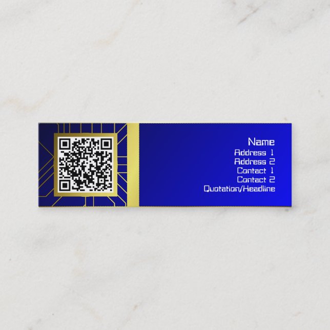 Energy Core Heavy Duty Small Mini Business Card (Front)