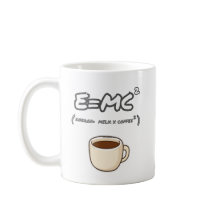 Energy Equals Milk Coffee Funny Science Geek Mug