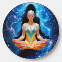 Energy - Focused Meditative Woman design