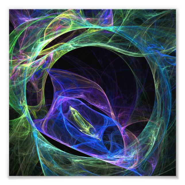 Energy Fractal Photo Print (Front)