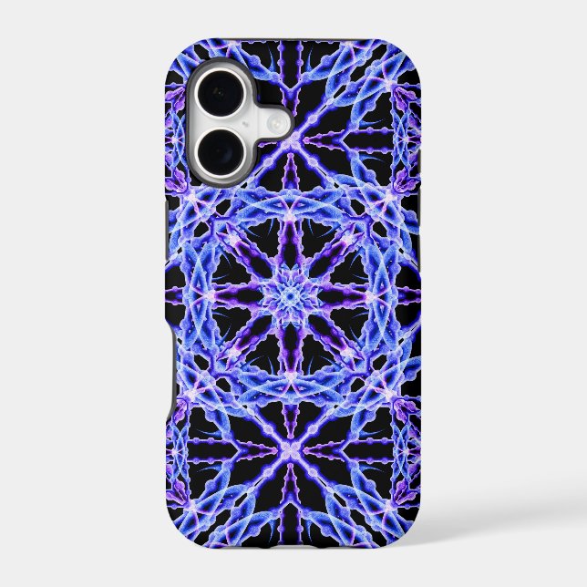 Energy Grid Mandala Iphone Case (Back)