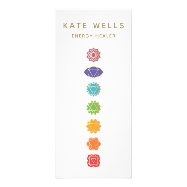 Energy Healer Kundalini  Chakras Gift Certificate (Front)
