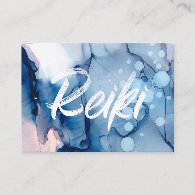 *~* Energy Healer Reiki Practitioner or Master Business Card (Front)