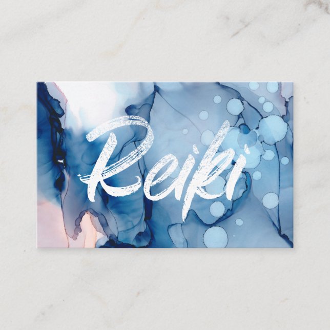 *~* Energy Healer Reiki Practitioner or Master Business Card (Front)