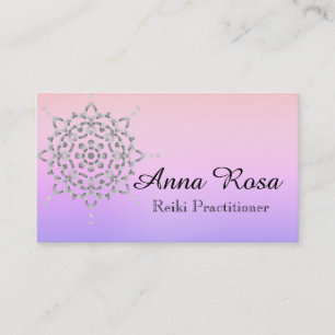 *~* Energy Healer Reiki Yoga Massage Meditation Business Card