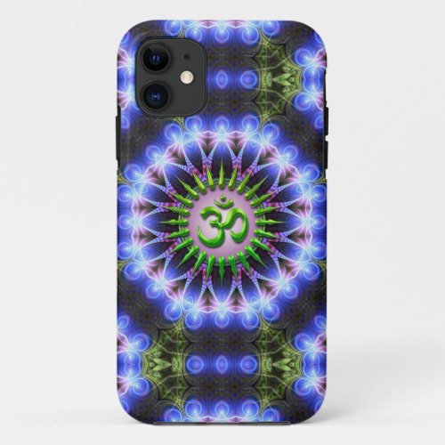 Energy Healing Green OM iPhone 5 Case