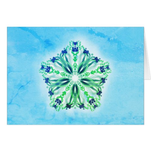 *~* Energy Healing Turquoise &amp; Indigo Blue Mandala