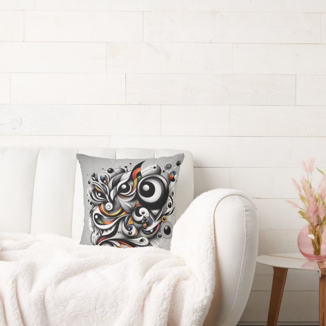 Energy in Motion Throw Pillow (Couch)