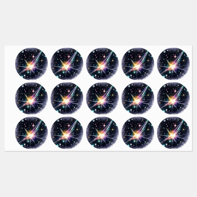 Energy in space sticker. labels (Sheet)