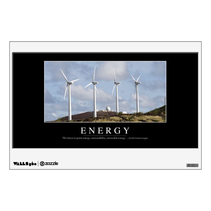 Energy Inspirational Quote Room Stickers