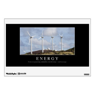 Energy: Inspirational Quote Wall Sticker