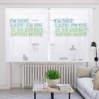 Energy Mode Sheer Curtains