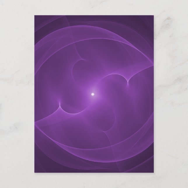 Energy Orb Purple Postcard (Front)