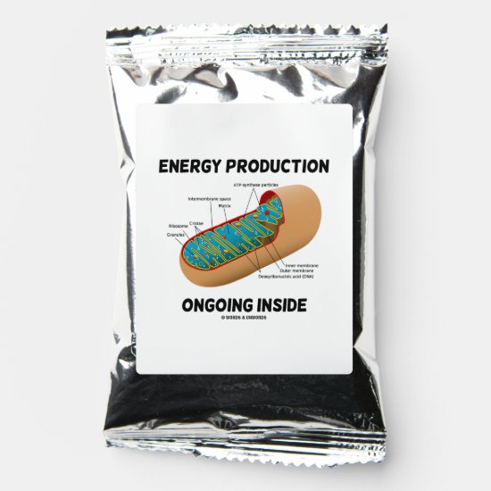 Energy Production Ongoing Inside Mitochondrion Coffee Drink Mix