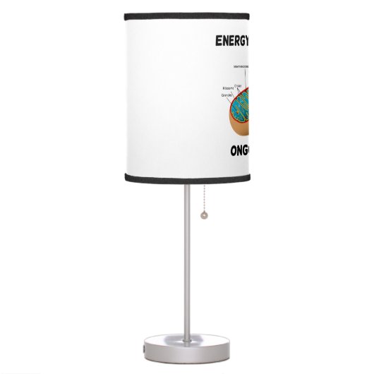 Energy Production Ongoing Inside Mitochondrion Table Lamp (Left)