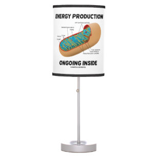 Energy Production Ongoing Inside Mitochondrion Table Lamp